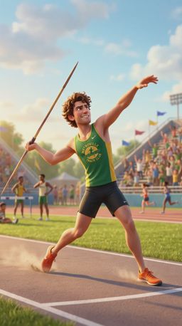 Javelin Throwing Stick Figure Game
