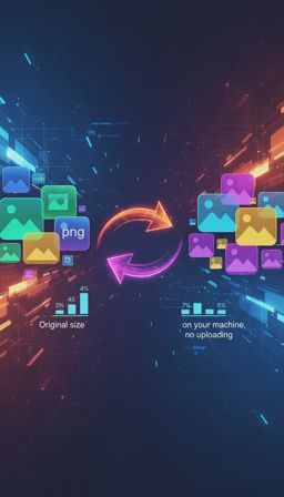 Private Image Format & Size Converter with Batch Conversion