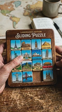 Sliding Puzzle Game - Landmark Edition